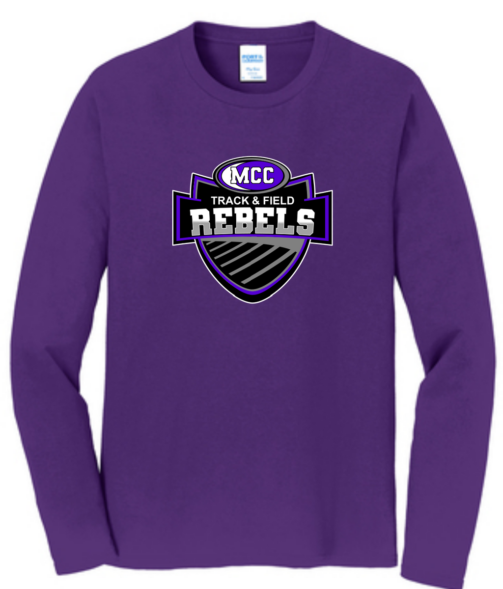MCC 2023 Track & Field : Port & Company® Long Sleeve Core Cotton Tee