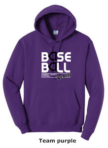 MCC 2023 Baseball : Port & Company® Core Fleece Pullover Hooded Sweatshirt