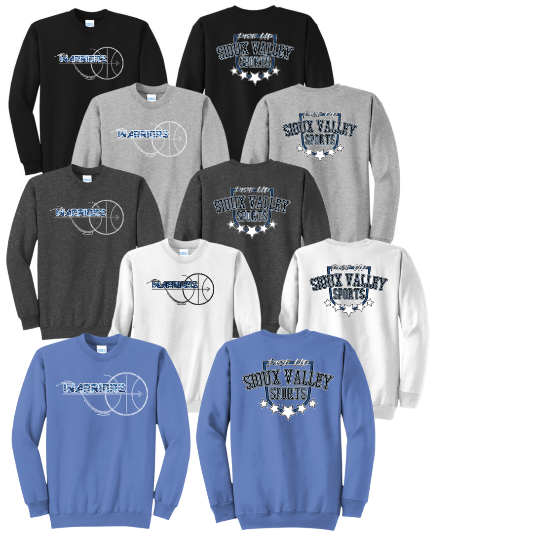 SVS Warrior Baseball : Port & Company® Core Fleece Crewneck Sweatshirt