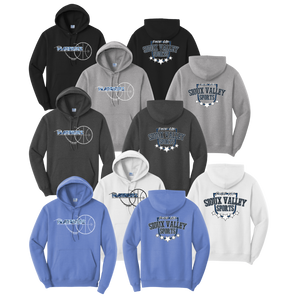 SVS Warrior Basketball : Port & Company® Core Fleece Pullover Hooded Sweatshirt