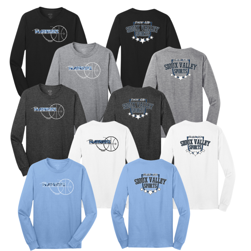 SVS Warriors Basketball : Port & Company® Long Sleeve Core Cotton Tee
