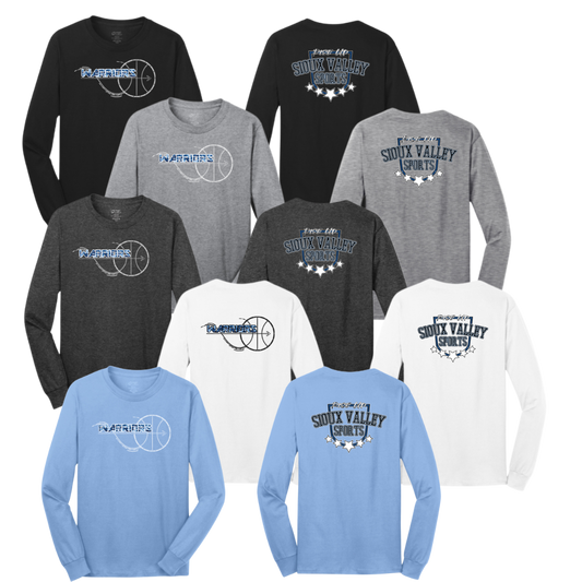 SVS Warriors Basketball : Port & Company® Long Sleeve Core Cotton Tee