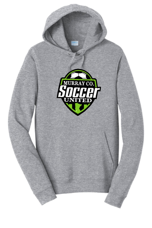 MURRAY COUNTY SOCCER UNITED  HOODED ATHLETIC HEATHER SWEATSHIRT