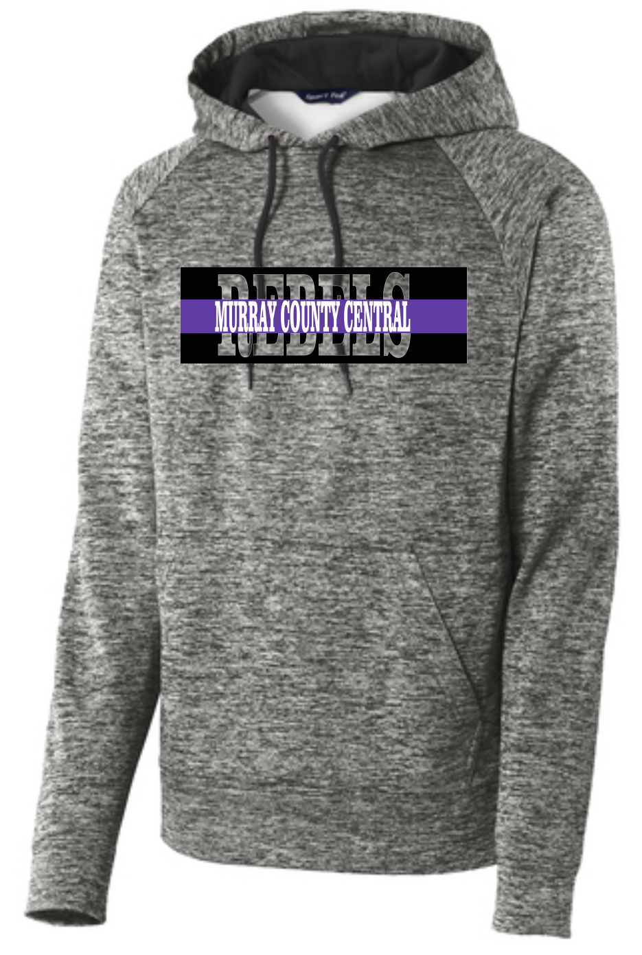 MCC Rebels 2022 : SportTek Electric Heather Sweatshirt - Unisex Black