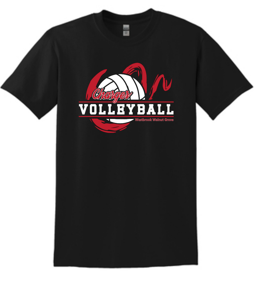WWG Volleyball : Gildan T-Shirt - Unisex Black