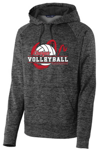 WWG Volleyball : SportTek Electric Heather Sweatshirt - Unisex Grey