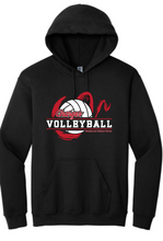 Load image into Gallery viewer, WWG Volleyball : Gildan Hoodie- Unisex Black