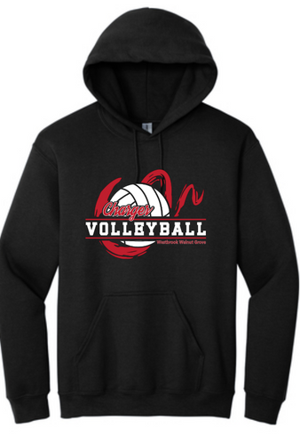 WWG Volleyball : Gildan Hoodie- Unisex Black