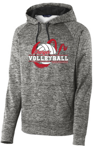 WWG Volleyball : SportTek Electric Heather Sweatshirt - Unisex Black