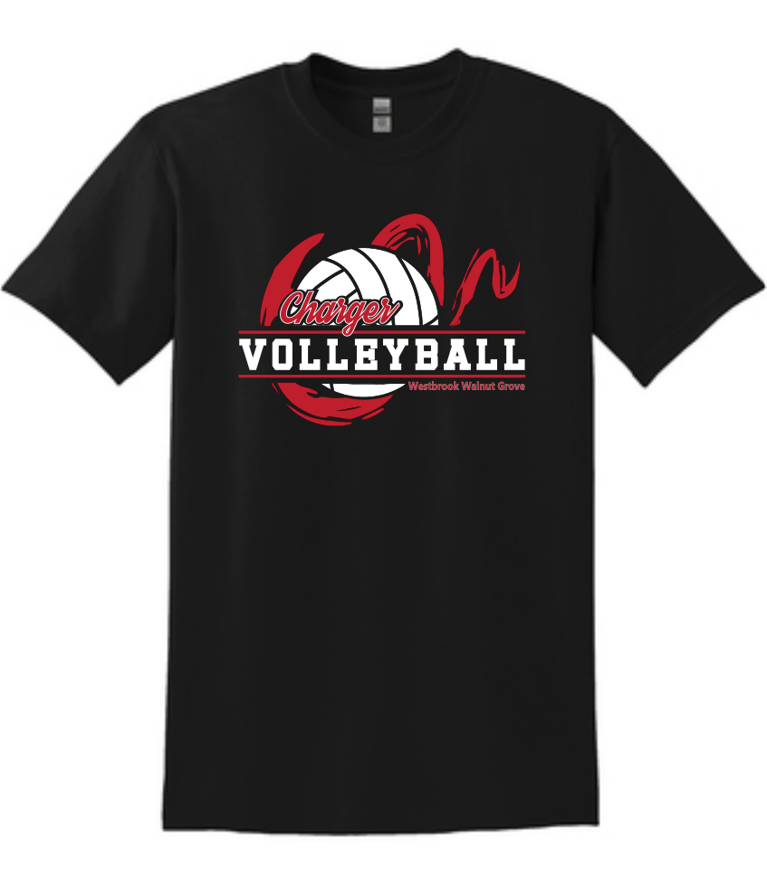 WWG Volleyball : Gildan T-Shirt - Unisex Black