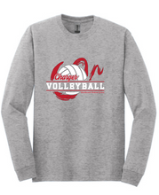 Load image into Gallery viewer, WWG Volleyball : Gildan Long Sleeve Shirt - Unisex Grey
