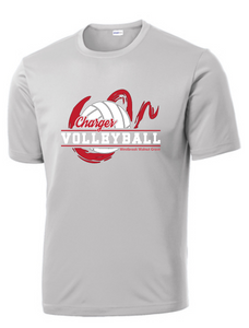 WWG Volleyball : SportTek TShirt - Unisex Silver