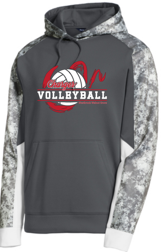 WWG Volleyball : SportTek Mineral Sweatshirt - Unisex Grey