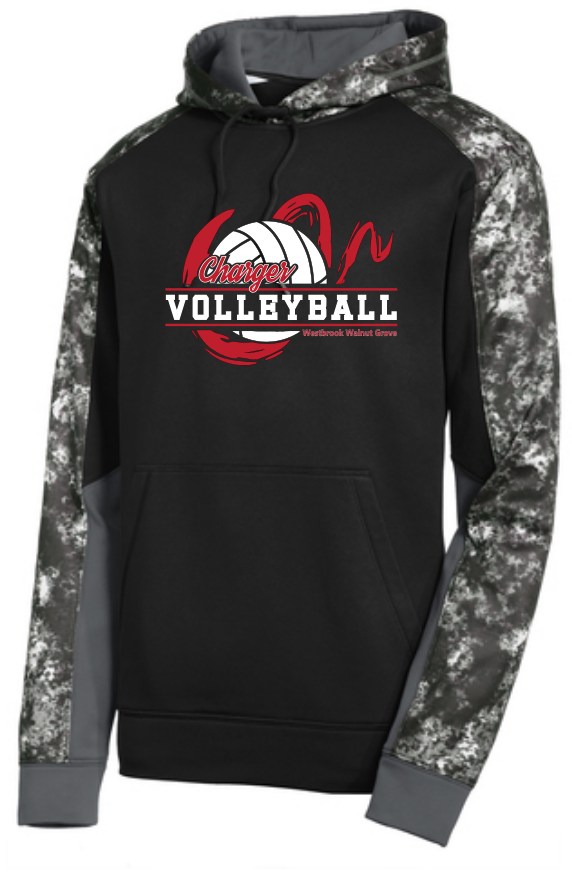 WWG Volleyball : SportTek Mineral Sweatshirt - Unisex Black