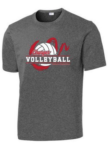 WWG Volleyball : SportTek TShirt - Unisex Grey