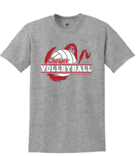 WWG Volleyball : Gildan T-Shirt - Unisex Grey