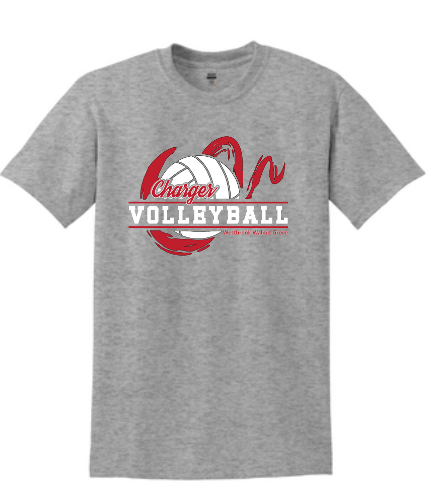 WWG Volleyball : Gildan T-Shirt - Unisex Grey