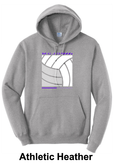 MCJO 2023 Volleyball Port & Company® Core Fleece Pullover Hooded Sweatshirt