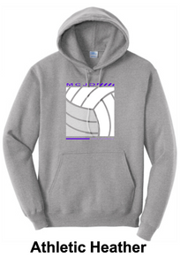 MCJO 2023 Volleyball Port & Company® Core Fleece Pullover Hooded Sweatshirt