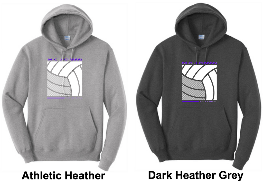 MCJO 2023 Volleyball Port & Company® Core Fleece Pullover Hooded Sweatshirt