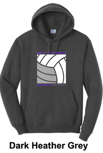 MCJO 2023 Volleyball Port & Company® Core Fleece Pullover Hooded Sweatshirt
