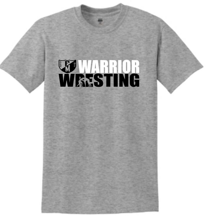 F/MCC Warrior Wrestling 2022 : Gildan T-Shirt - Unisex - Option 1