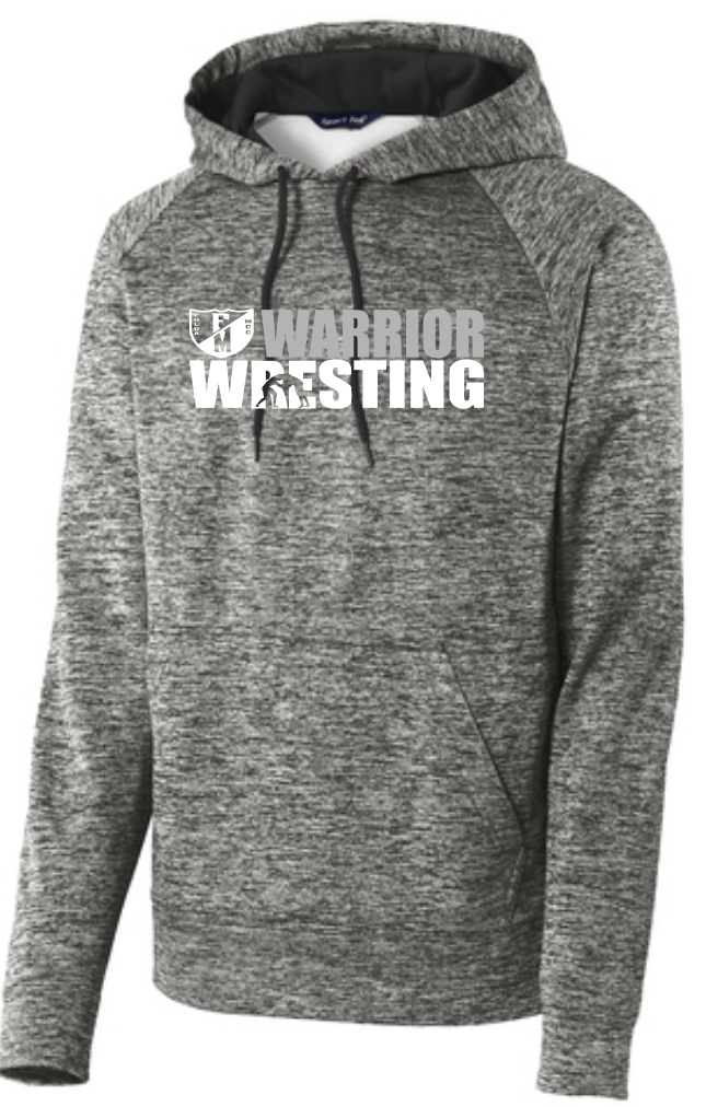 F/MCC Warrior Wrestling 2022 : SportTek Electric Heather Sweatshirt - Unisex- Option 1