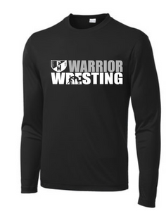 F/MCC Warrior Wrestling 2022 : SportTek Long Sleeve Tshirt - Unisex- Option 1