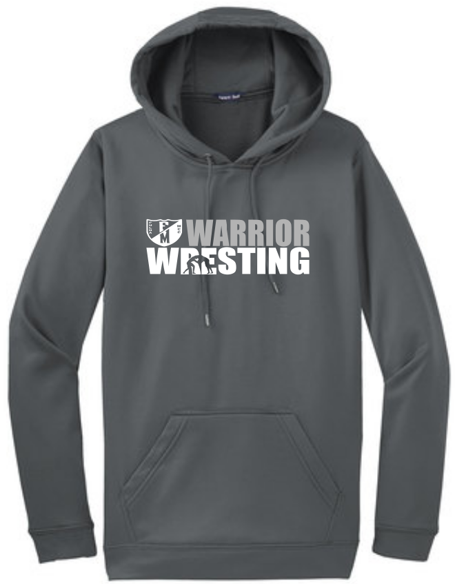 F/MCC Warrior Wrestling 2022 : Sport-Tek Hooded Sweatshirt - Unisex - Option 1