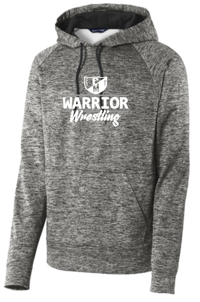 F/MCC Warrior Wrestling 2022 : SportTek Electric Heather Sweatshirt - Unisex- Option 2