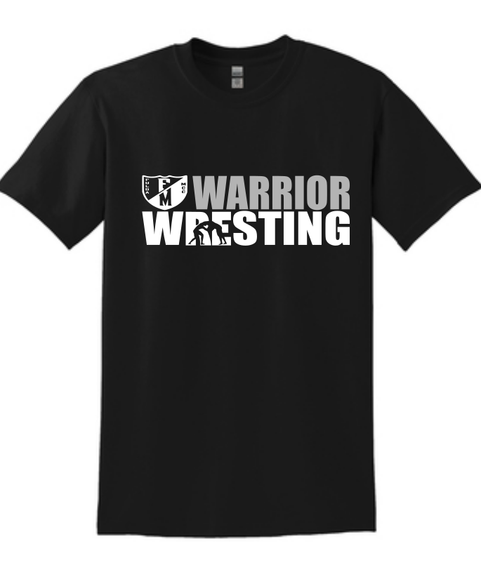 F/MCC Warrior Wrestling 2022 : Gildan T-Shirt - Unisex - Option 1