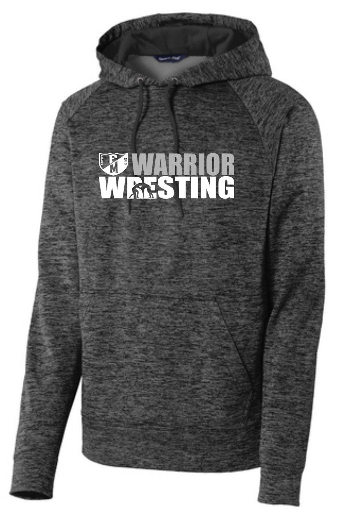 F/MCC Warrior Wrestling 2022 : SportTek Electric Heather Sweatshirt - Unisex- Option 1