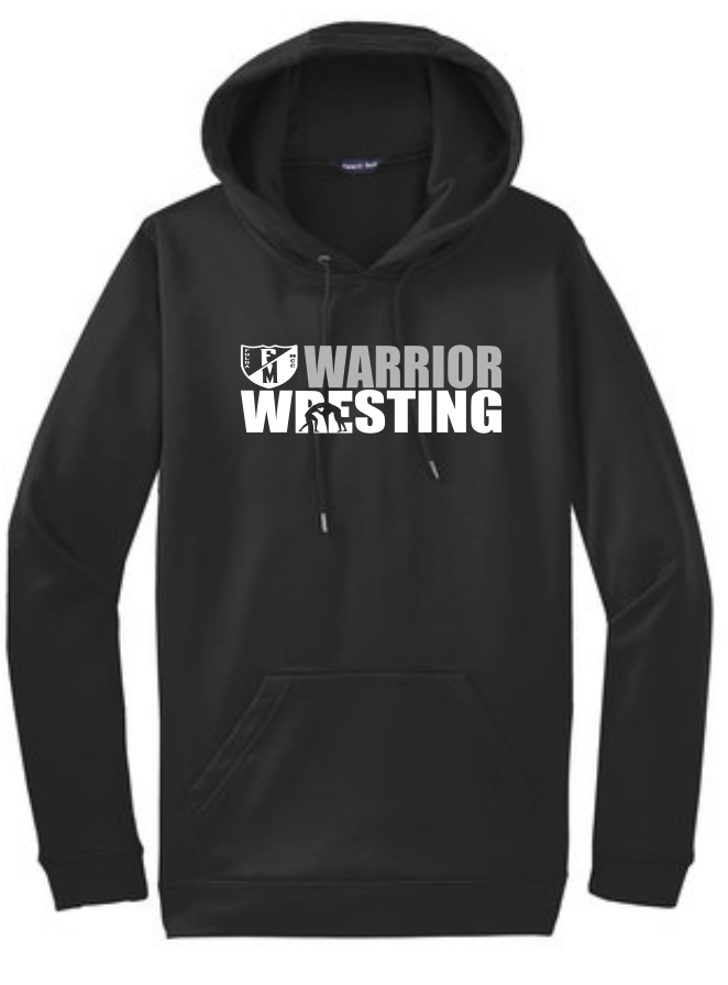 F/MCC Warrior Wrestling 2022 : Sport-Tek Hooded Sweatshirt - Unisex - Option 1