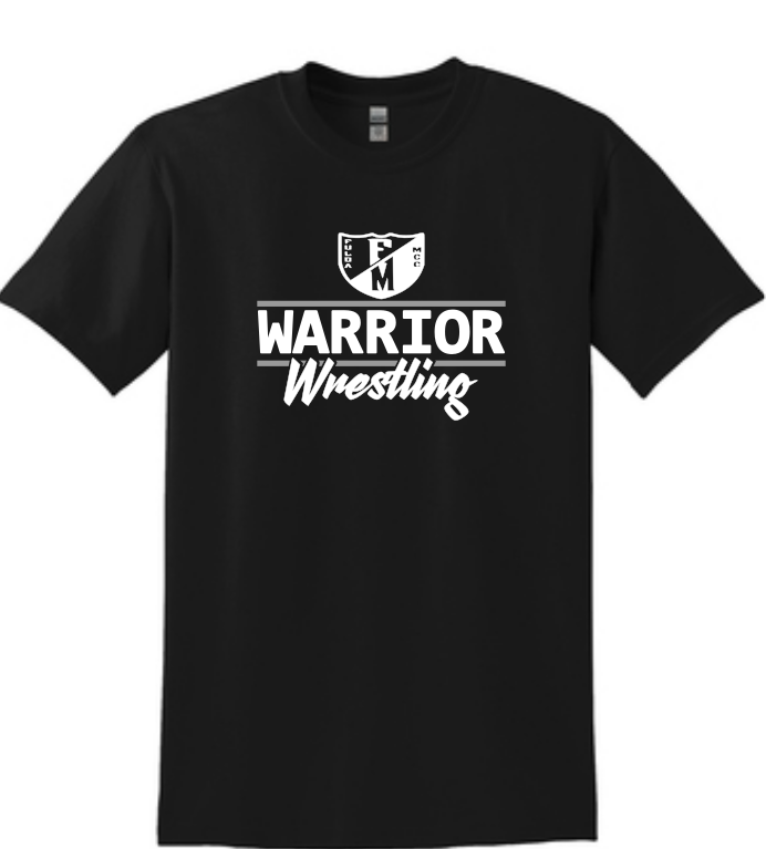 F/MCC Warrior Wrestling 2022 : Gildan T-Shirt - Unisex - Option 2
