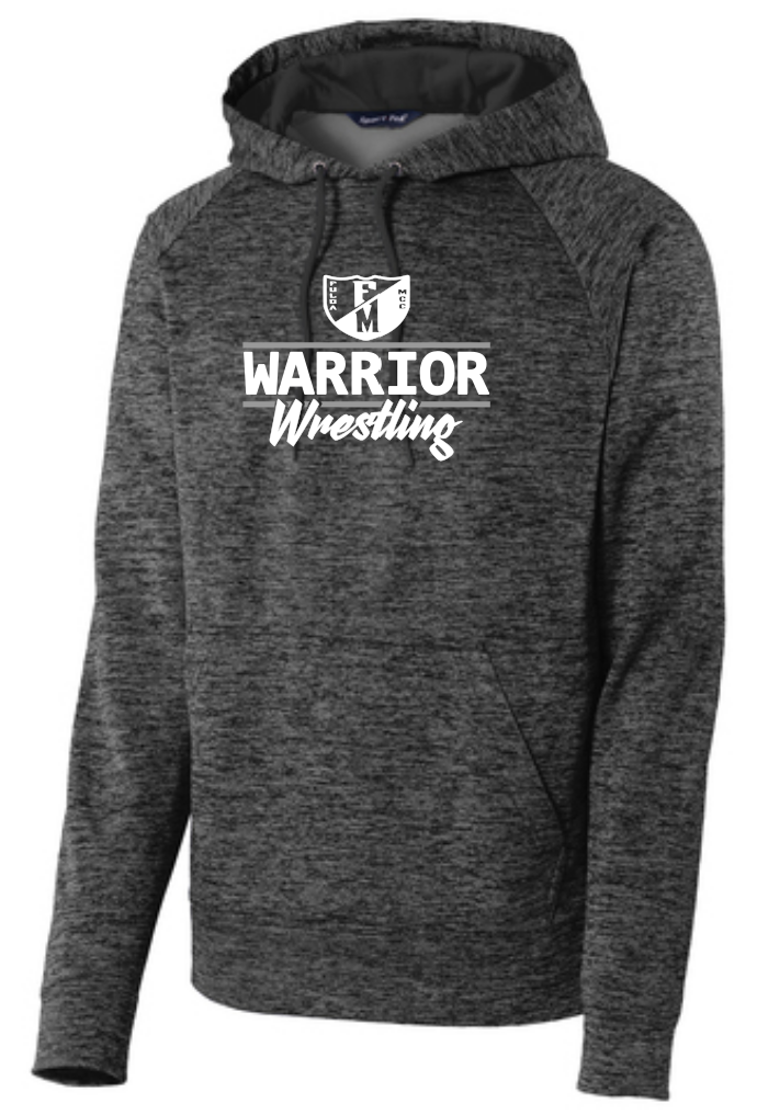 F/MCC Warrior Wrestling 2022 : SportTek Electric Heather Sweatshirt - Unisex- Option 2