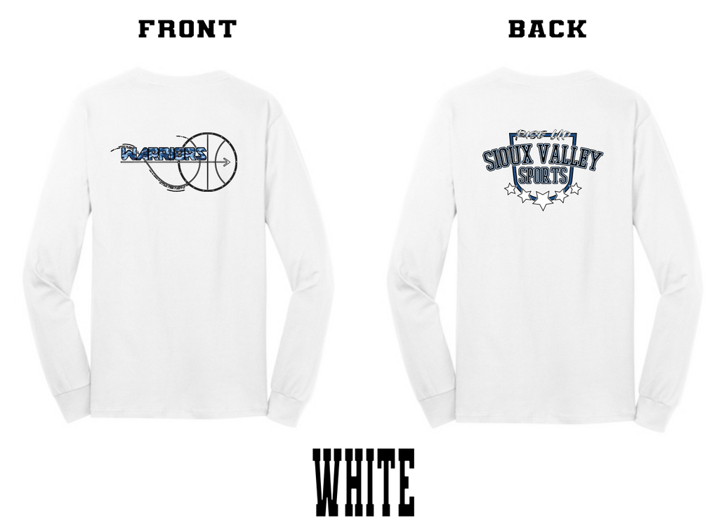 SVS Warriors Basketball : Port & Company® Long Sleeve Core Cotton Tee
