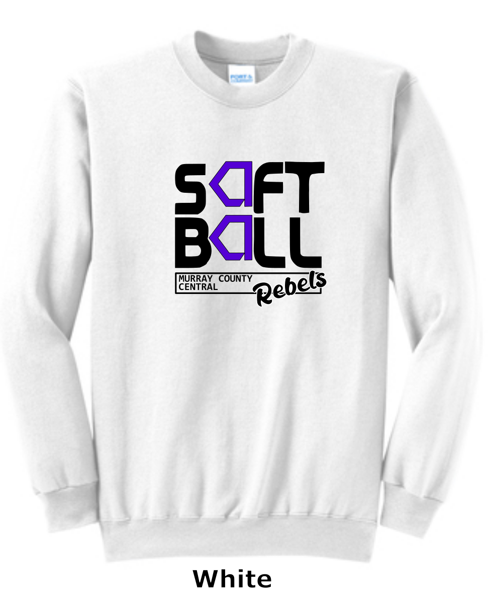 MCC 2023 Softball : Port & Company® Core Fleece Crewneck Sweatshirt