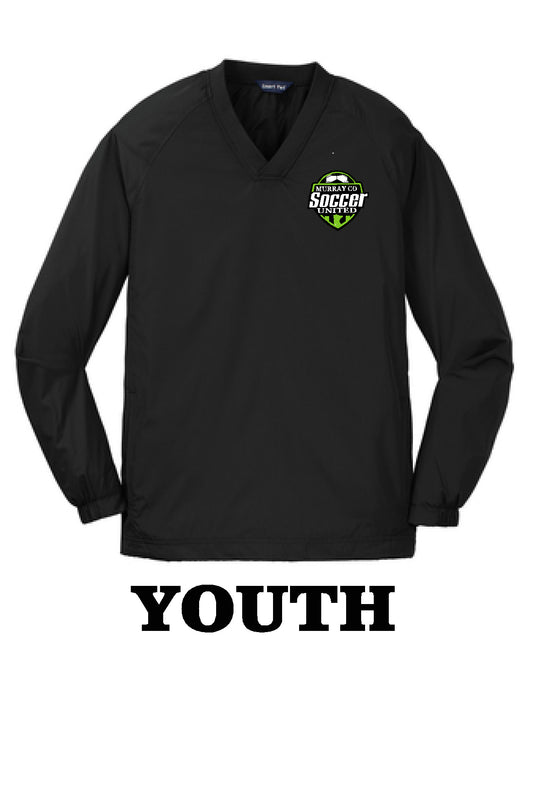 MURRAY COUNTY SOCCER UNITED V-NECK WIND SHIRT