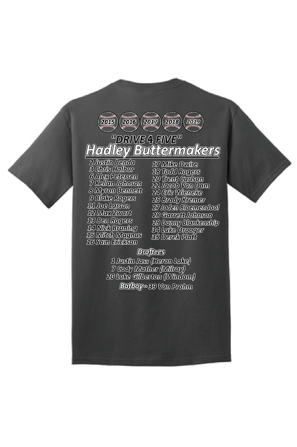 Hadley Buttermakers 2019 Region 13C Shirts