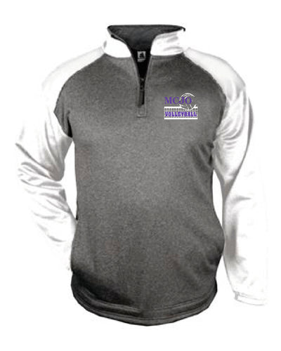 MCJO Volleyball Badger Unisex 1/4 Zip Pullover