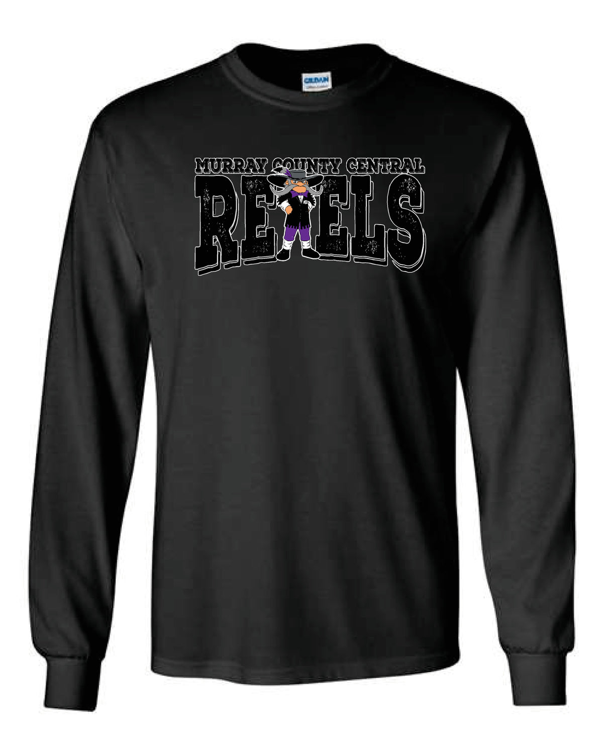 MCC Rebels Rudy Gildan Long Sleeve - Black