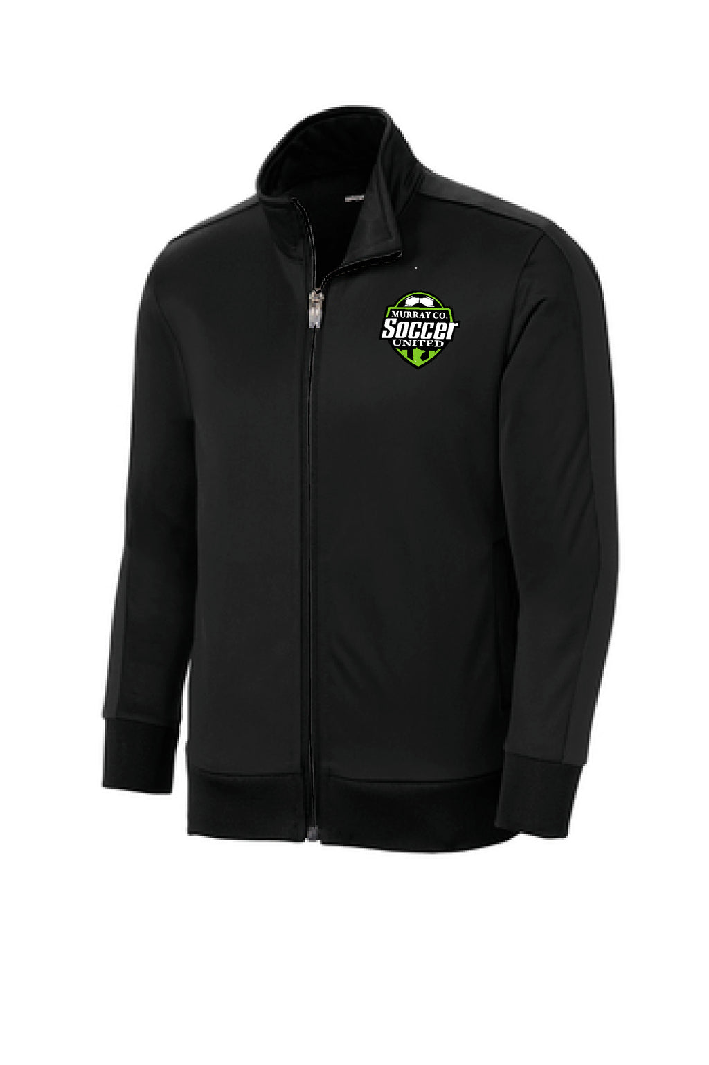 MURRAY COUNTY SOCCER UNITED BLACK TRACK JACKET
