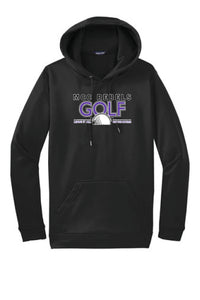 MCC Rebels Golf  Sport-Tek Hooded Sweatshirt - Black