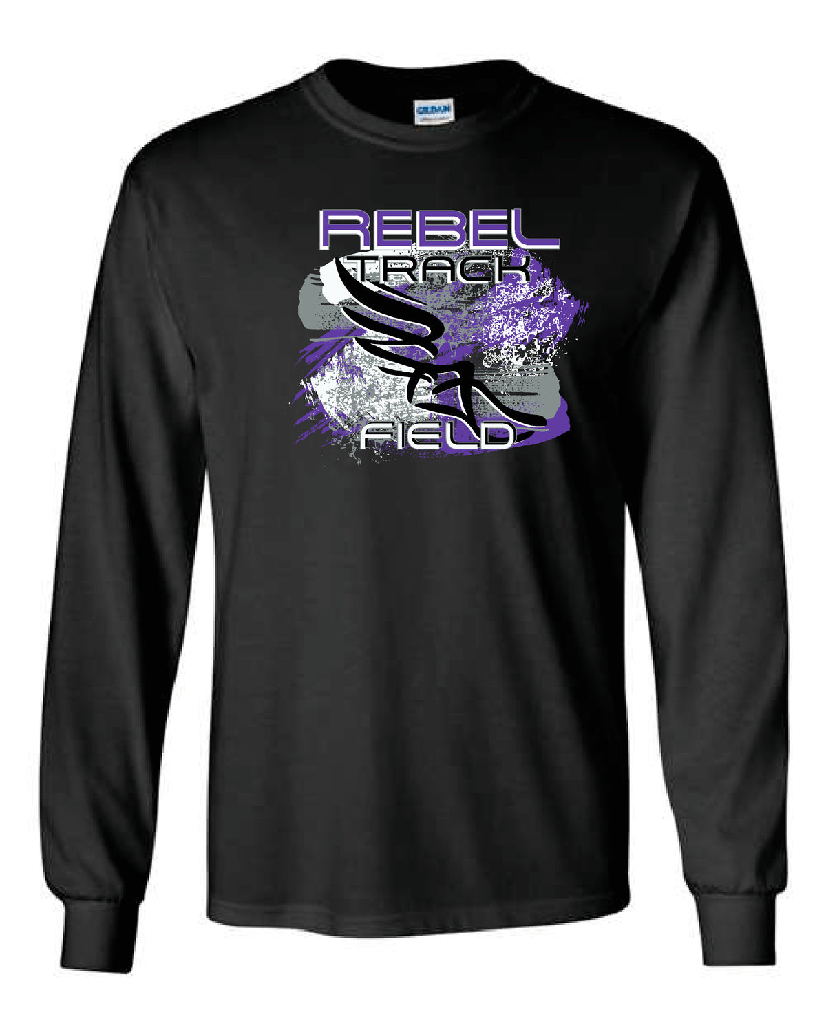 MCC Rebels Track & Field Gildan Long Sleeve - Black