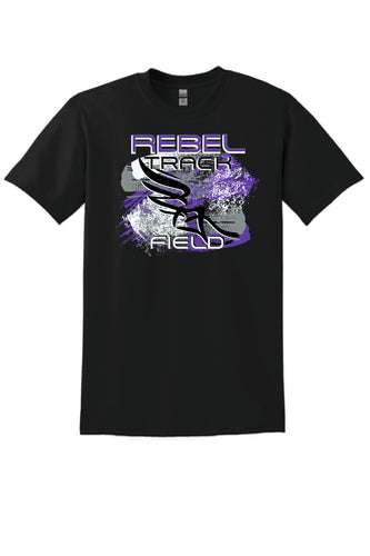 MCC Rebels Track & Field Gildan Tshirt - Black