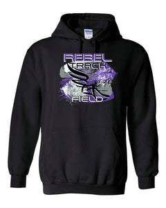 MCC Rebels Track & Field Gildan Sweatshirt - Black