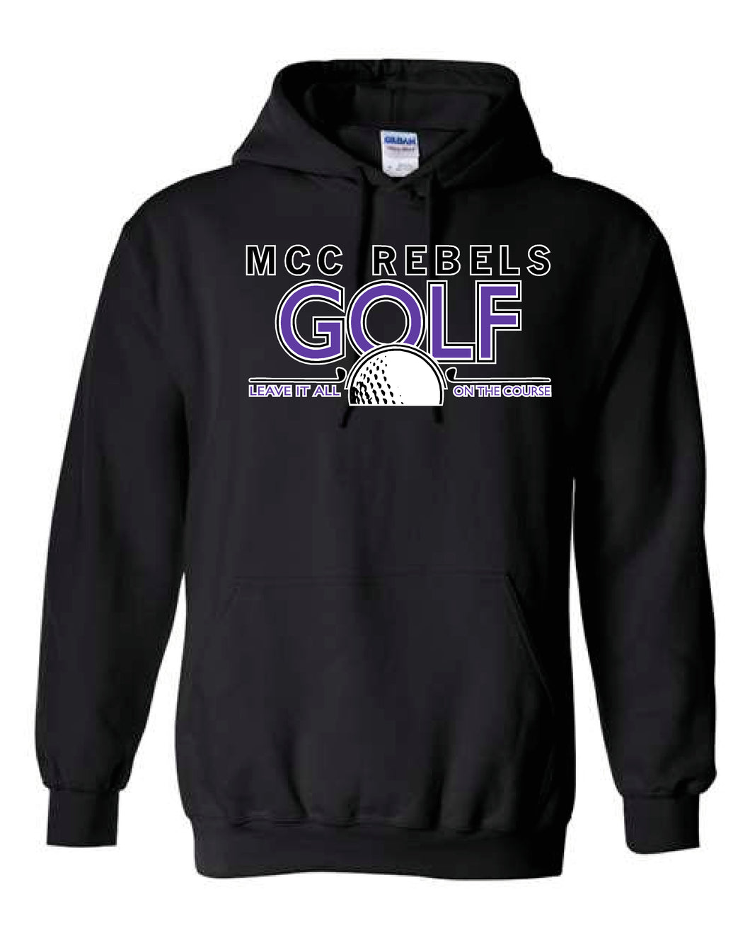 MCC Rebels Golf Gildan Sweatshirt - Black
