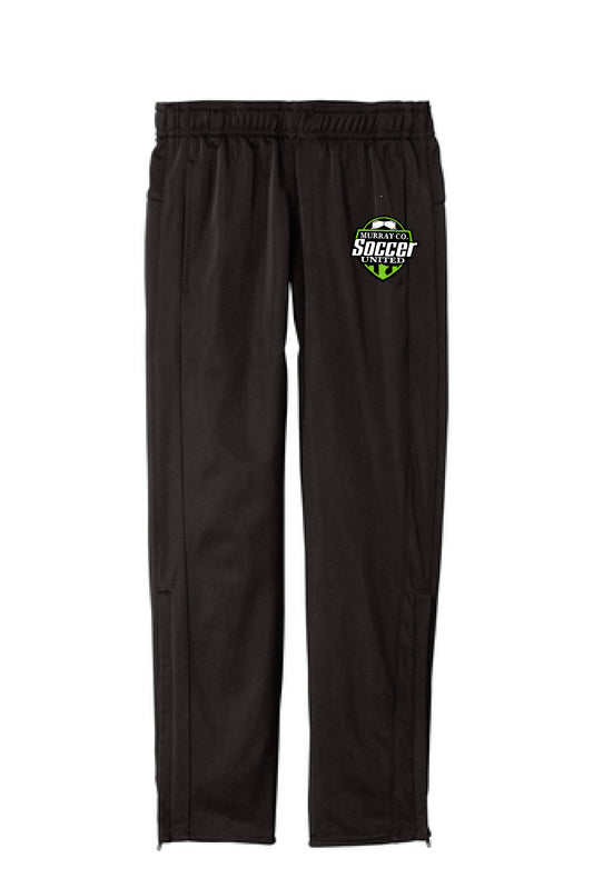 MURRAY COUNTY SOCCER UNITED BLACK TRACK PANTS