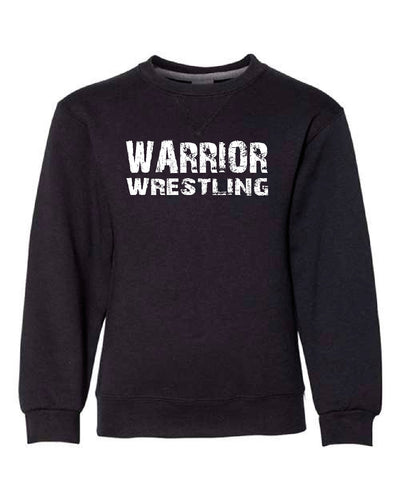 WARRIOR WRESTLING Russell Athletic - Dri Power Black or Oxford Crewneck Sweatshirt