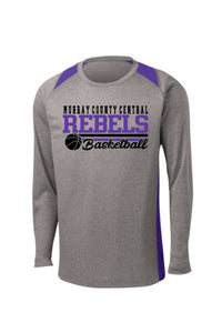 MCC Basketball Sport-Tek® Long Sleeve Purple Contender™ Tee